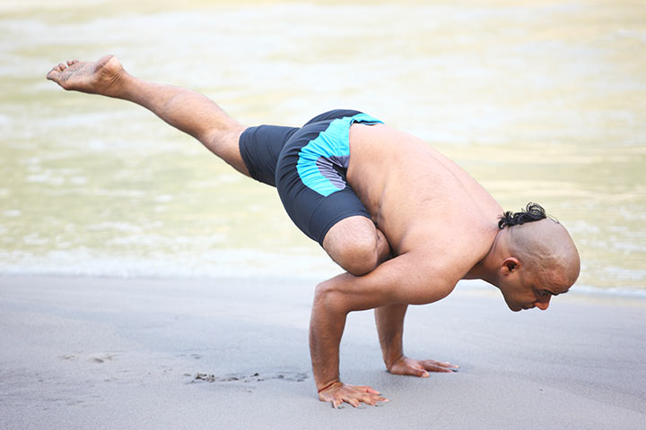 Ekapada Galvasana (Flying Pigeon Pose)