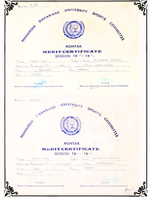 By Maharashi Dayanand University