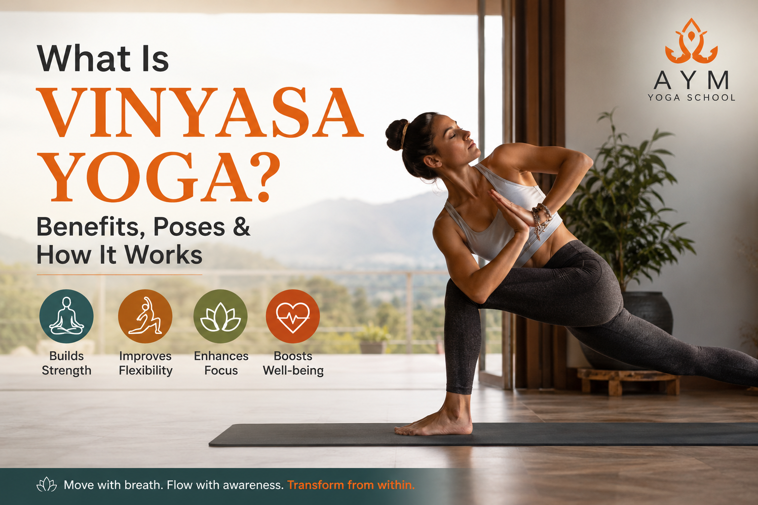 What Is Vinyasa Yoga? Benefits, Poses & How It Works | AYM
