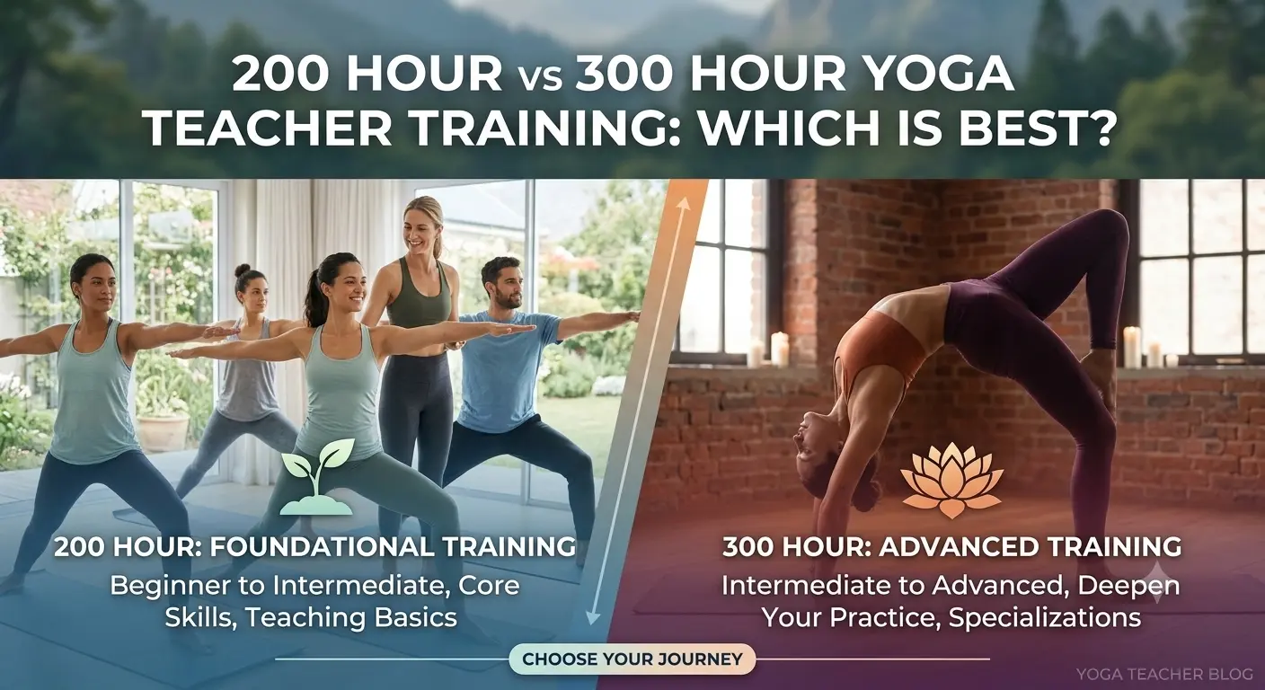 200 Hour vs 300 Hour Yoga Teacher Training: Which Is Best?
