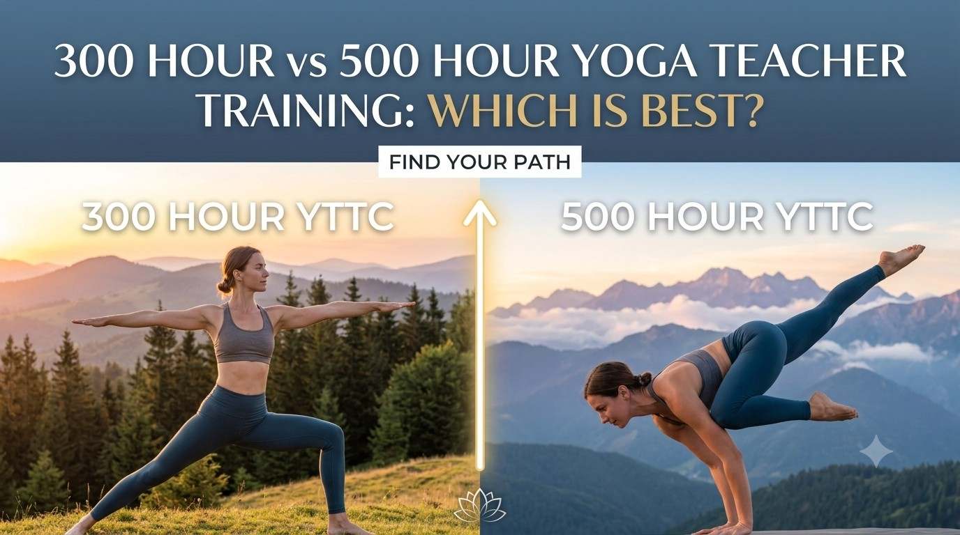 300 Hour vs 500 Hour Yoga Teacher Training: Which Is Best?