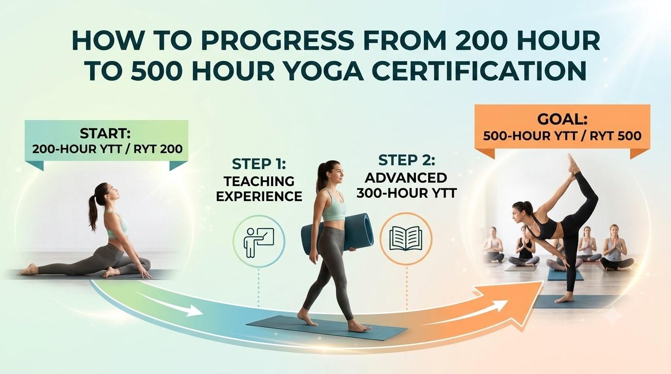 How to Progress From 200 Hour to 500 Hour Yoga Certification